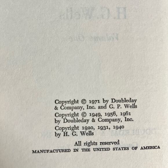 The Outline of History  Vol. 1 - 1971 H.G. Wells - Picture 5 of 8